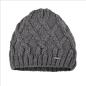 Preview: Pikeur Mütze mit gestricktem Rautenmuster