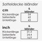 Preview: EQuest Satteldecke " NATURE ", Filzsatteldecke, Wollfilzdecke