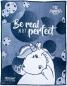 Preview: Equest  DRALON Blanket " Be real not perfect " , marine