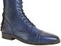 Preview: Busse Lederreitstiefel mit Schnürung vorne, Reitstiefel " LAVAL " blau