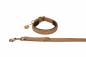 Preview: Eskadron Platinum Hundehalsbandset " FAUX LEATHER ", Hunde Set