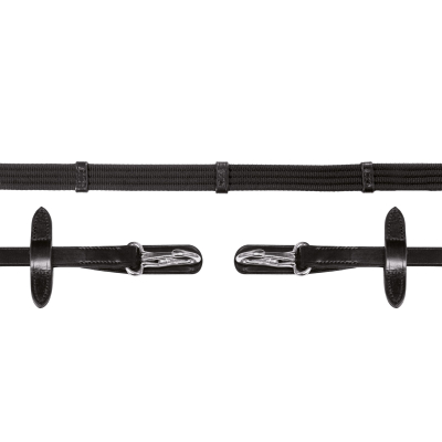 Preview: Schockemöhle Sports " NEO Gurtzügel CLIP ", Trensenzügel 19mm mit Clip