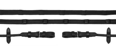 Preview: Schockemöhle SPORTS Zügel " DURASOFT Rolled GRIP REINS " , rundgenäht und nylonverstärkt