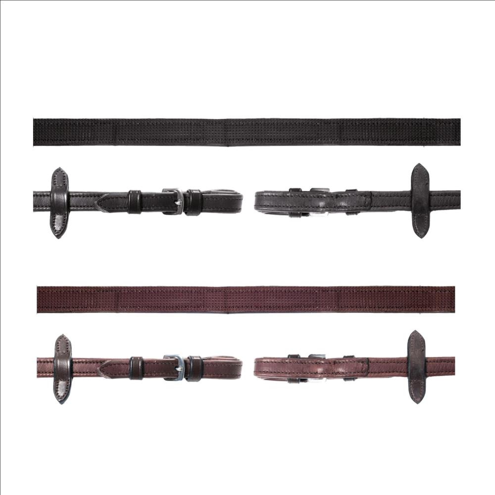 Preview: Schockemöhle SPORTS Zügel " DURASOFT GRIP REINS " nylonverstärkt, 16mm