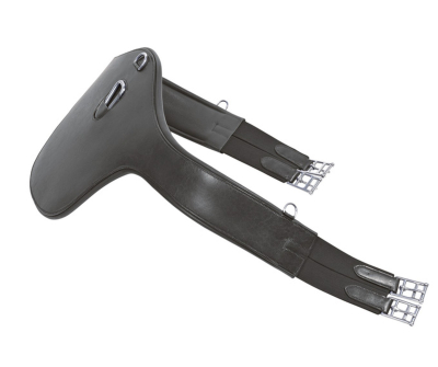 Saddle Girth " Profi Jump ", black, leather