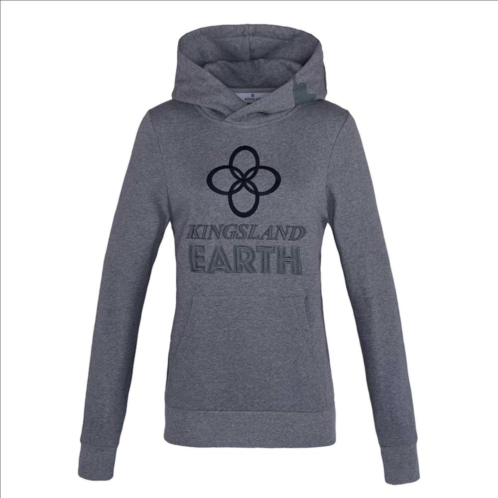 Preview: Kingsland EARTH - Kollektion Unisex-Kapuzenpullover " KLriver " aus Bio-Material