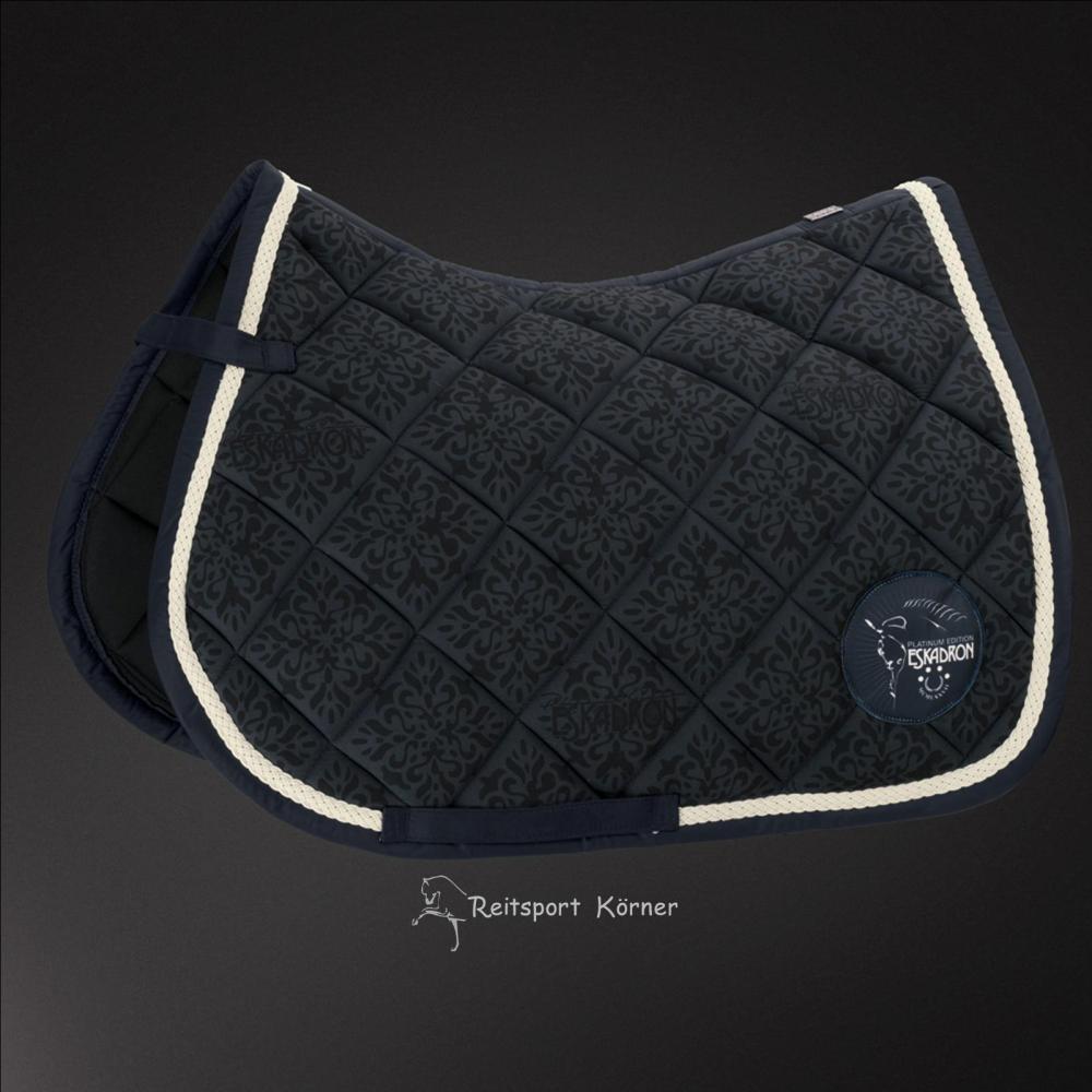 Eskadron Schabracke Platinum " MICRO ORNAMENTS ", Dressur, darknavy