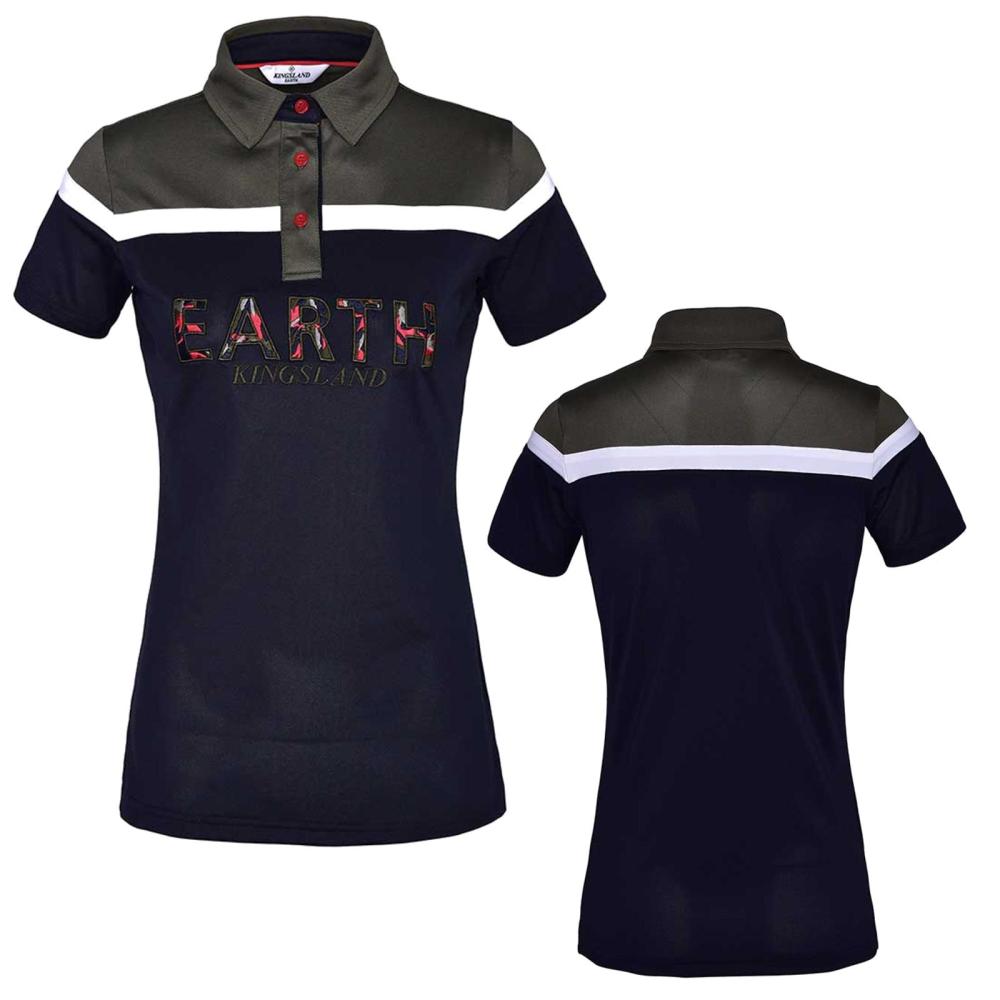 Kingsland EARTH " KLjennifer " recyceltes Pique-Shirt Damen