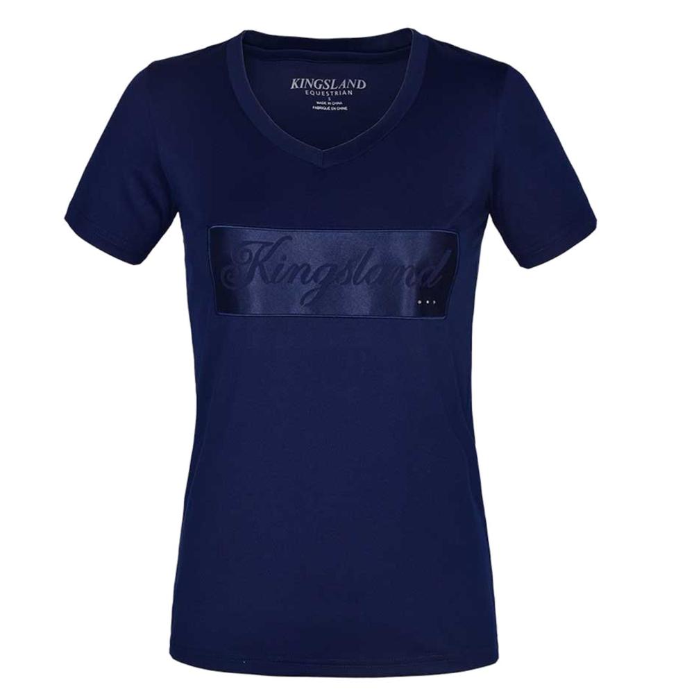 Preview: Kingsland Damenshirt, T-Shirt " KLluna "  Kurzarm Shirt mit V-Ausschnitt Damen