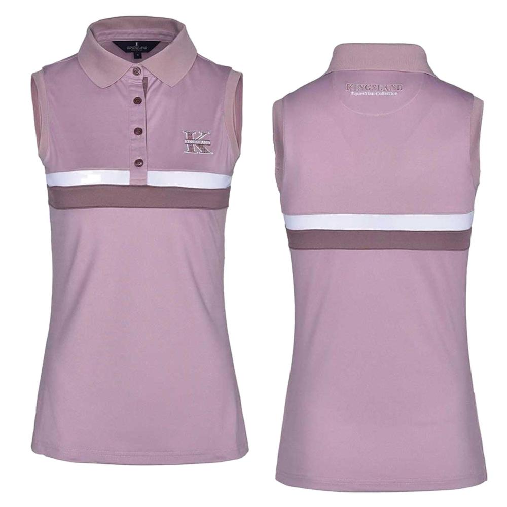 Preview: Kingsland Damenshirt " KLlydia "  ärmelloses Micro Funktions-Pique Damen, Poloshirt