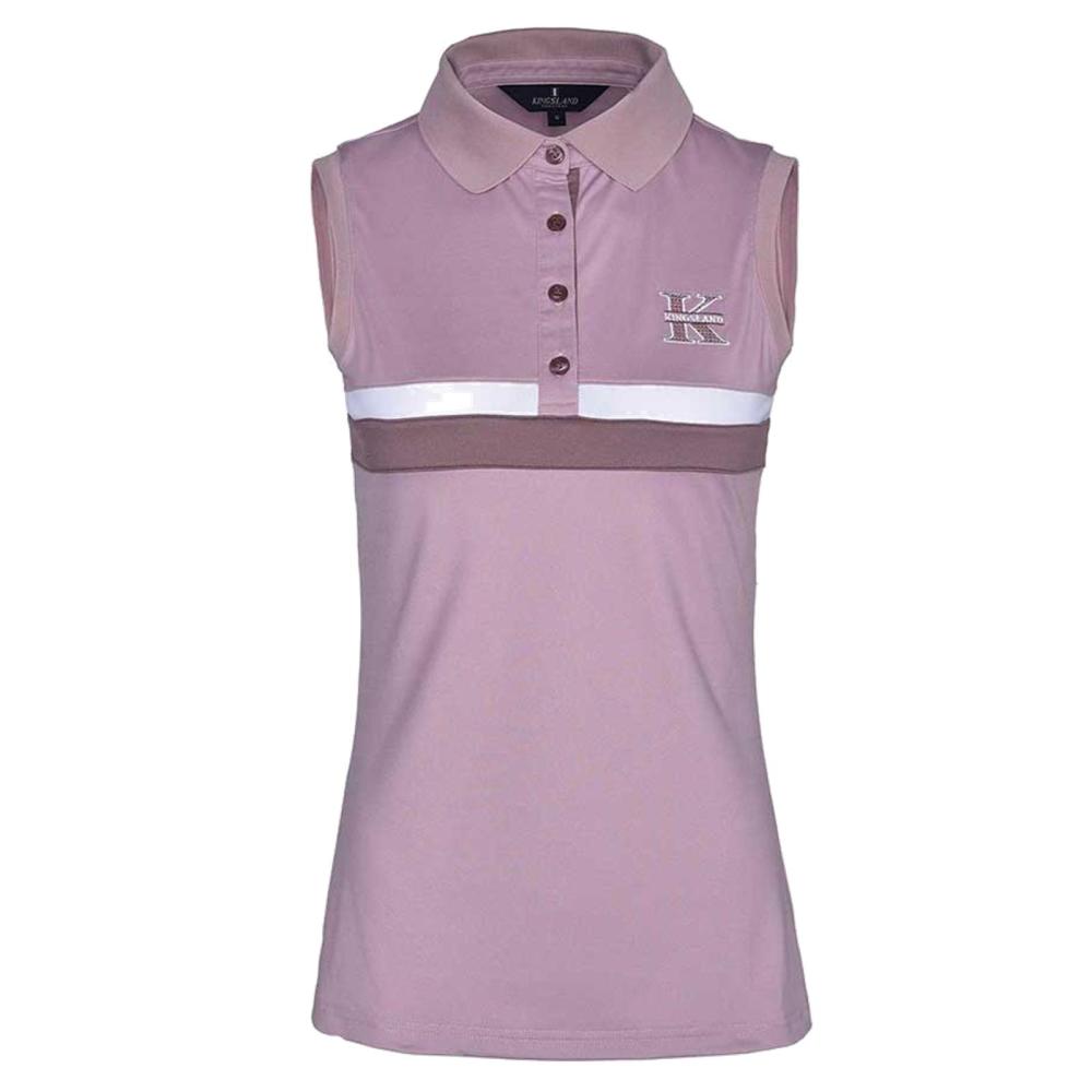 Kingsland Damenshirt " KLlydia "  ärmelloses Micro Funktions-Pique Damen, Poloshirt