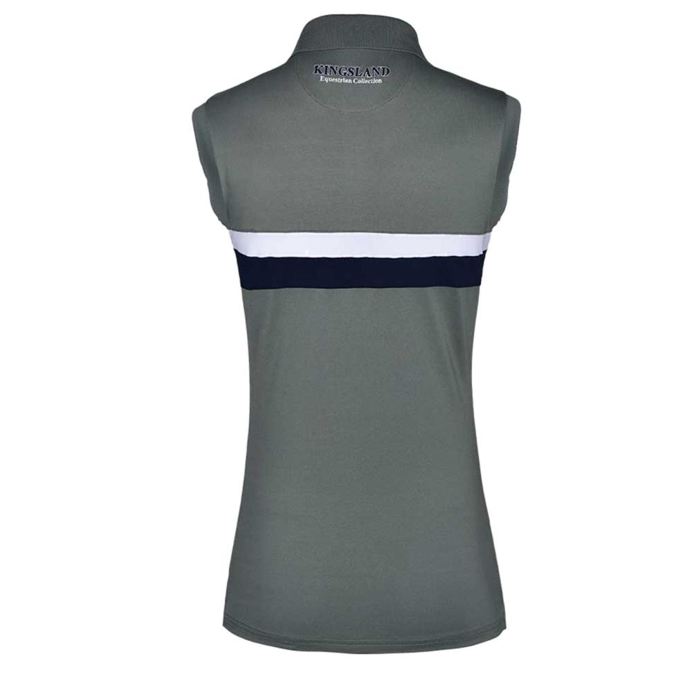 Preview: Kingsland Damenshirt " KLlydia "  ärmelloses Micro Funktions-Pique Damen, Poloshirt