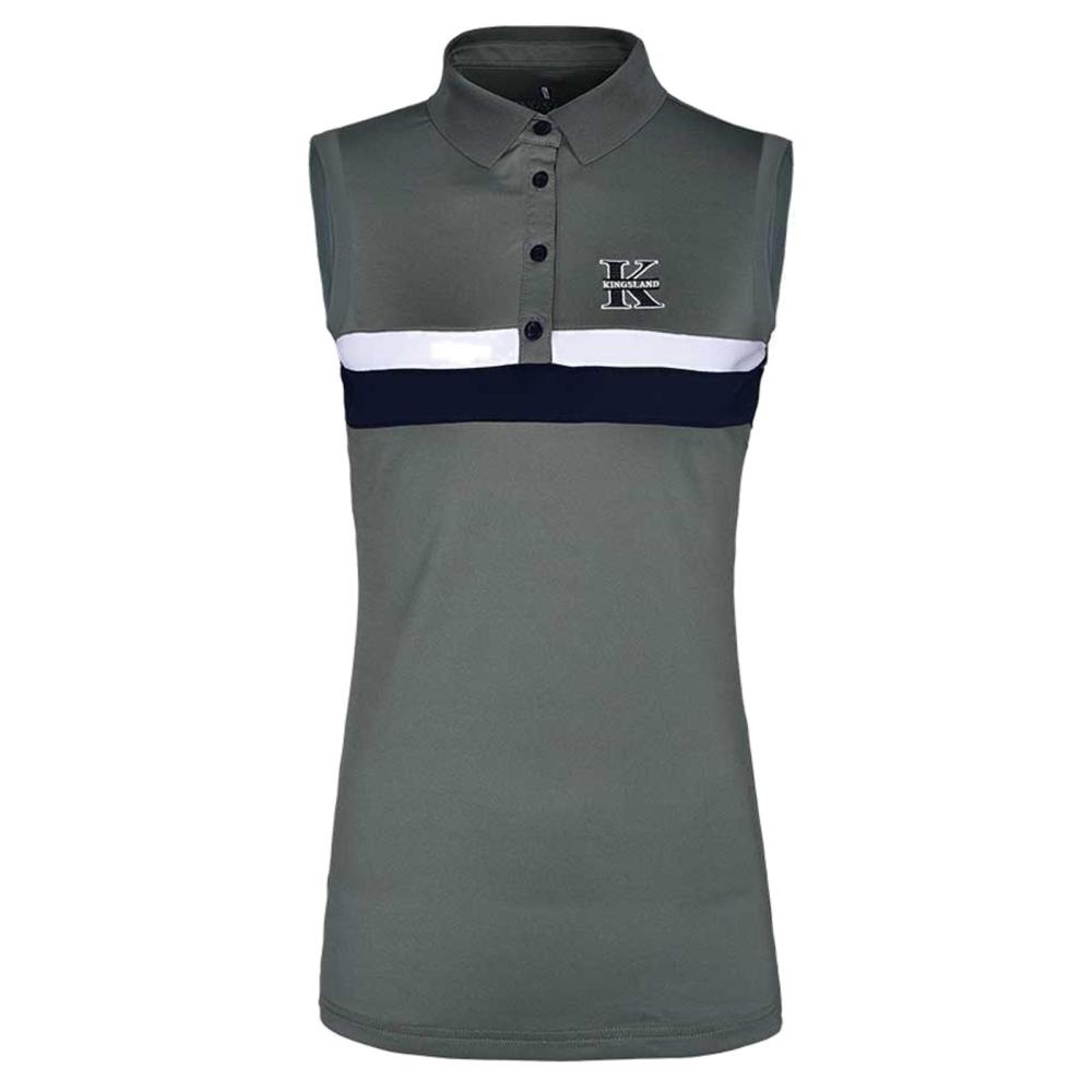Preview: Kingsland Damenshirt " KLlydia "  ärmelloses Micro Funktions-Pique Damen, Poloshirt