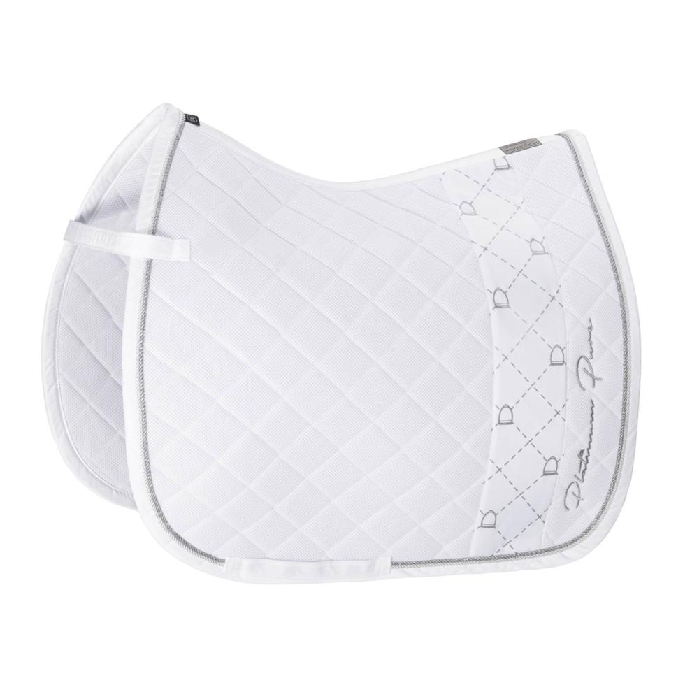 Eskadron PURE Saddle Cloth MESH STRIPE, white