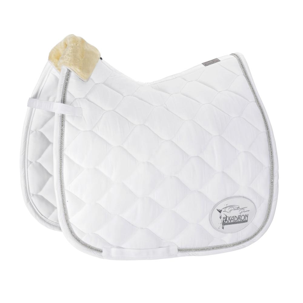 Eskadron PURE Saddle Cloth VELVET, white