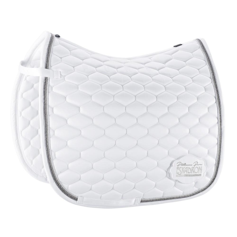 Eskadron Saddle Cloth GLOSSY CRYSTAL   " Platinum PURE "