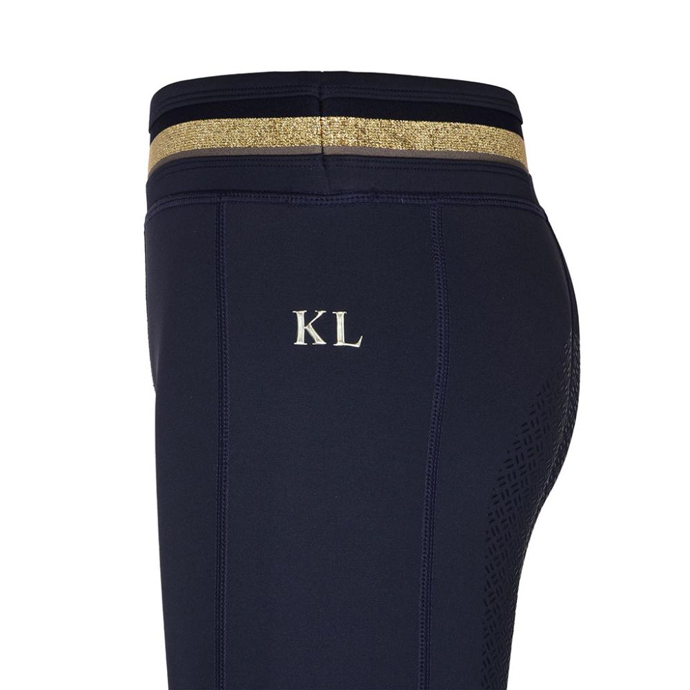 Preview: Kinsland Damenreithose, Reithose, Reitleggins " KLkattie Glitter Stripe " mit Vollgrip