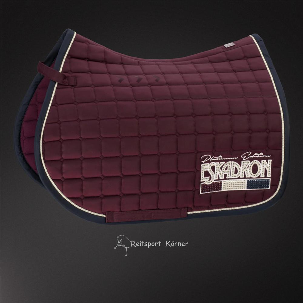 Eskadron Platinum Saddle Cloth " Glossy CRYSTAL "