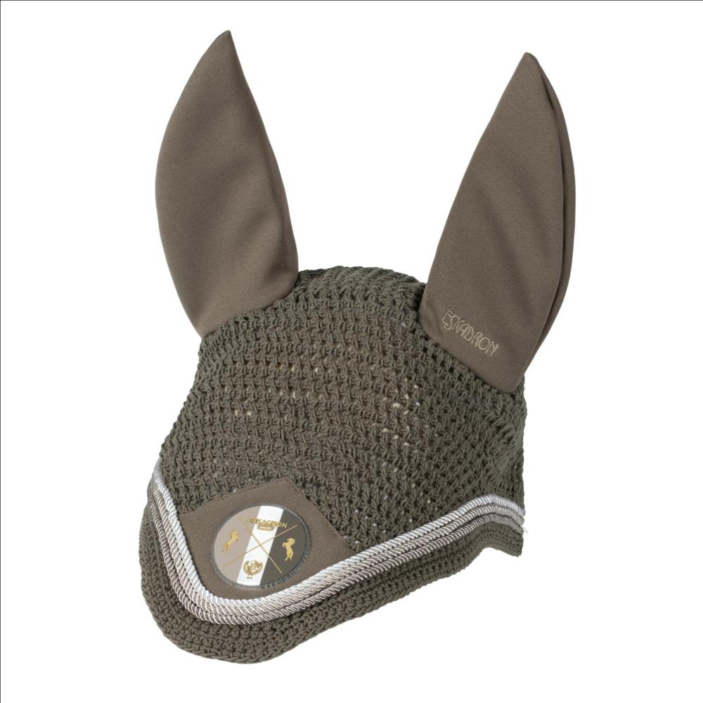 Preview: Eskadron HERITAGE Fliegenhauben ARTWORK, deeptaupe, oxfordnavy, rosewood