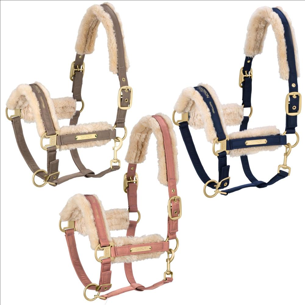 Eskadron HERITAGE Halfter mit Doppel - Dornschnalle GLOSSY FAUXFUR