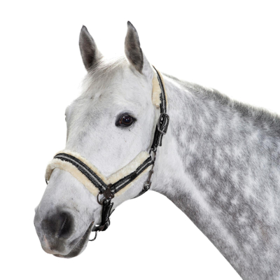 Eskadron PURE Headcoller DOUBLEPIN FAUXFUR, black