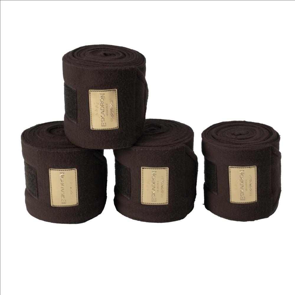 Eskadron HERITAGE Fleecebandagen 4er Set, blackmocca, deeptaupe, oxfordnavy, rosewood