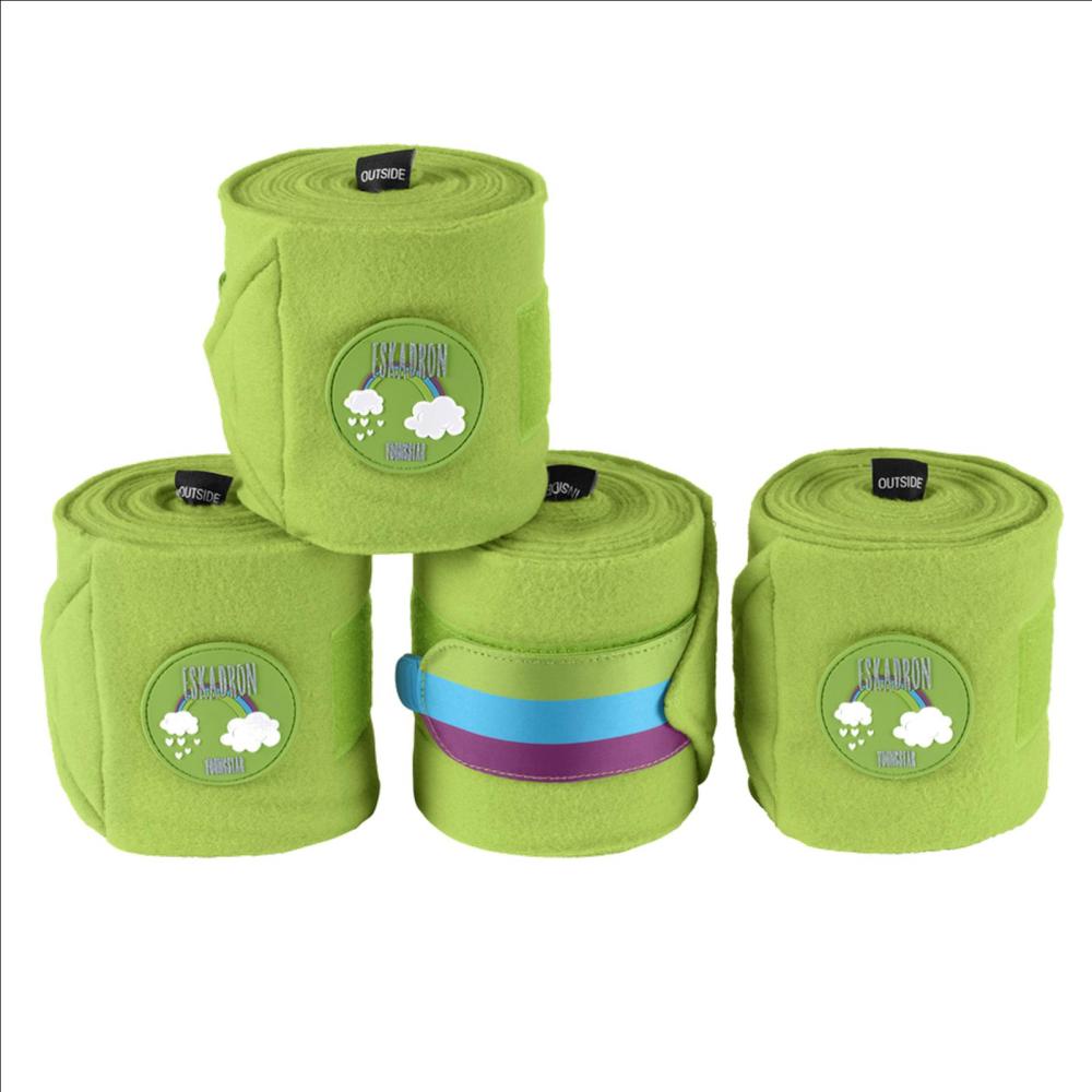 Preview: Eskadron Fleecebandagen " YOUNGSTAR " mit Emblem