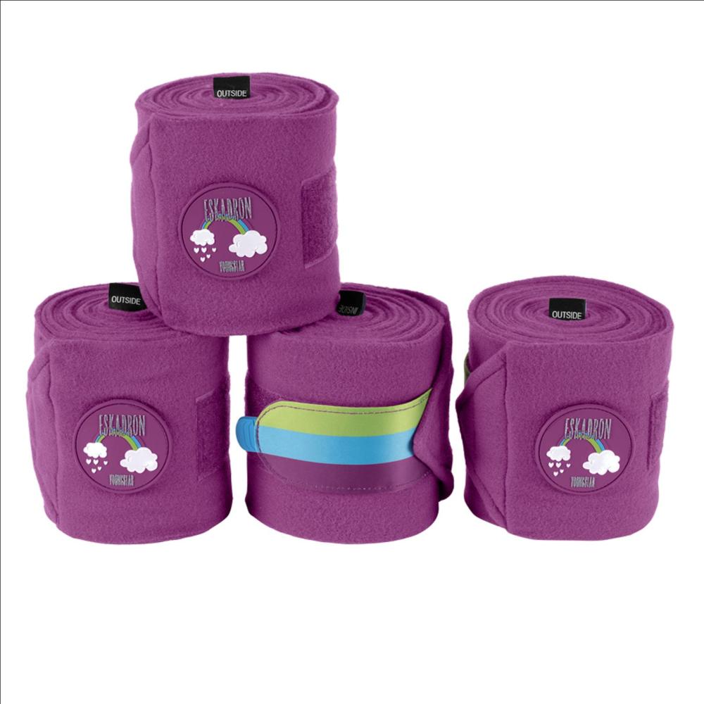 Preview: Eskadron Fleecebandagen " YOUNGSTAR " mit Emblem