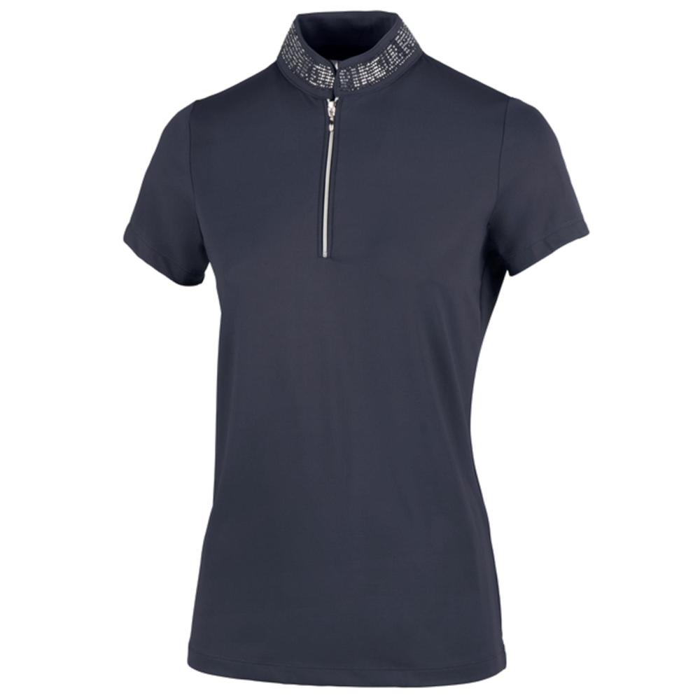 Preview: Pikeur T-Shirt, Damenshirt " PK_BIRBY " mit Glitzerkragen