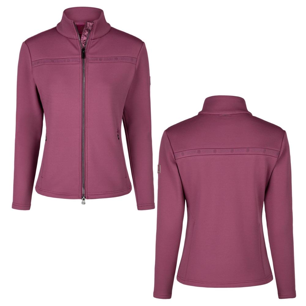 Preview: Eskadron HERITAGE Damenshirt, Shirt, geripptes " ZIP SHIRT " mit Stehkragen, wärmend