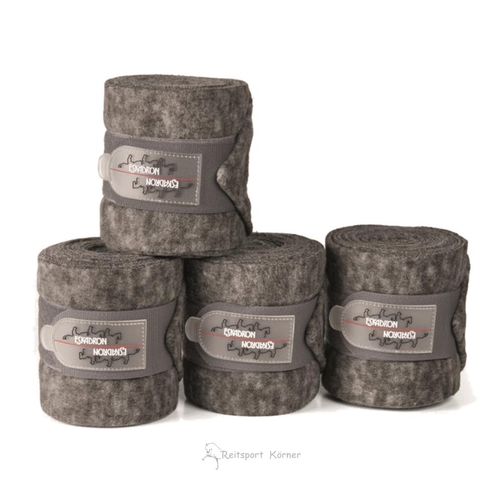 Eskadron Fleecebandagen 4er Set, Bandagen, anthra, Warmblut
