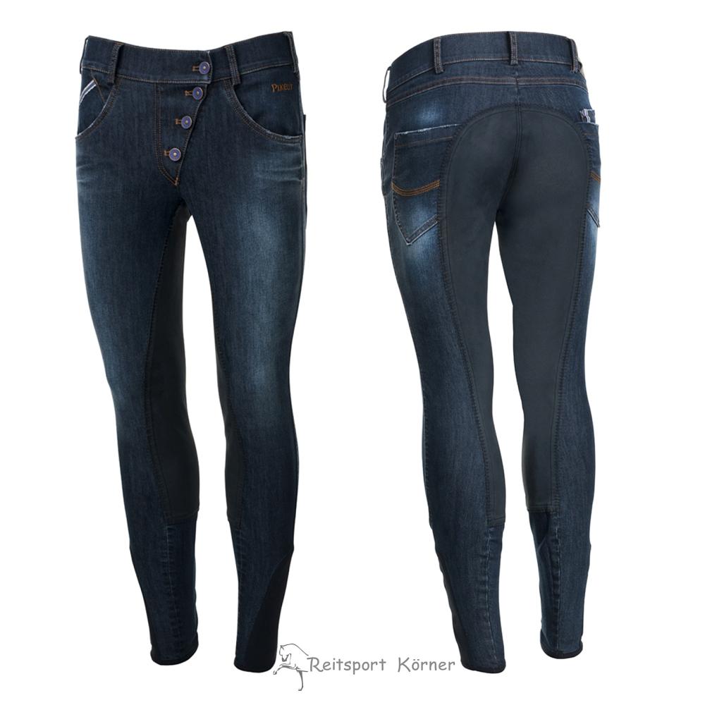 Pikeur Damenreithose " PK_BELINA JEANS " , Jeansreithose,  nachtblau