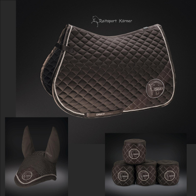 Eskadron Platinum Schabracke " COTTON Diagonal - Arteco " im Set, Pony - Dressur