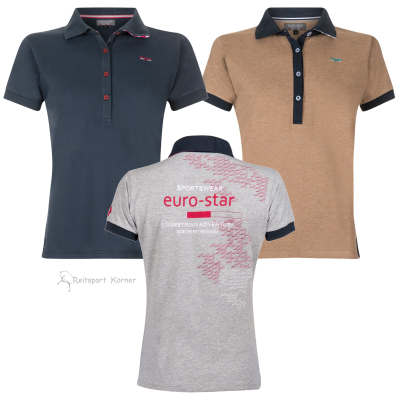 eurostar Damen Polo-Shirt " ES_Pippa ", hochelastischem atmungskativem Baumwollpiquè