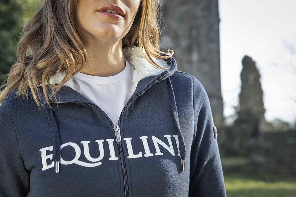 Preview: Equiline WOMEN’S FULL ZIP AND HOOD SWEATSHIRT " EQ_CELASTEC "