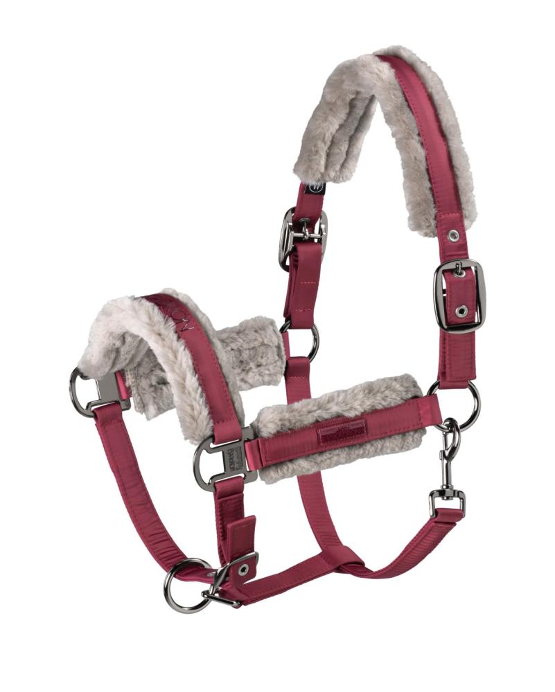 Eskadron Headcollar Double Pin Faux Fur GLOSSY     "