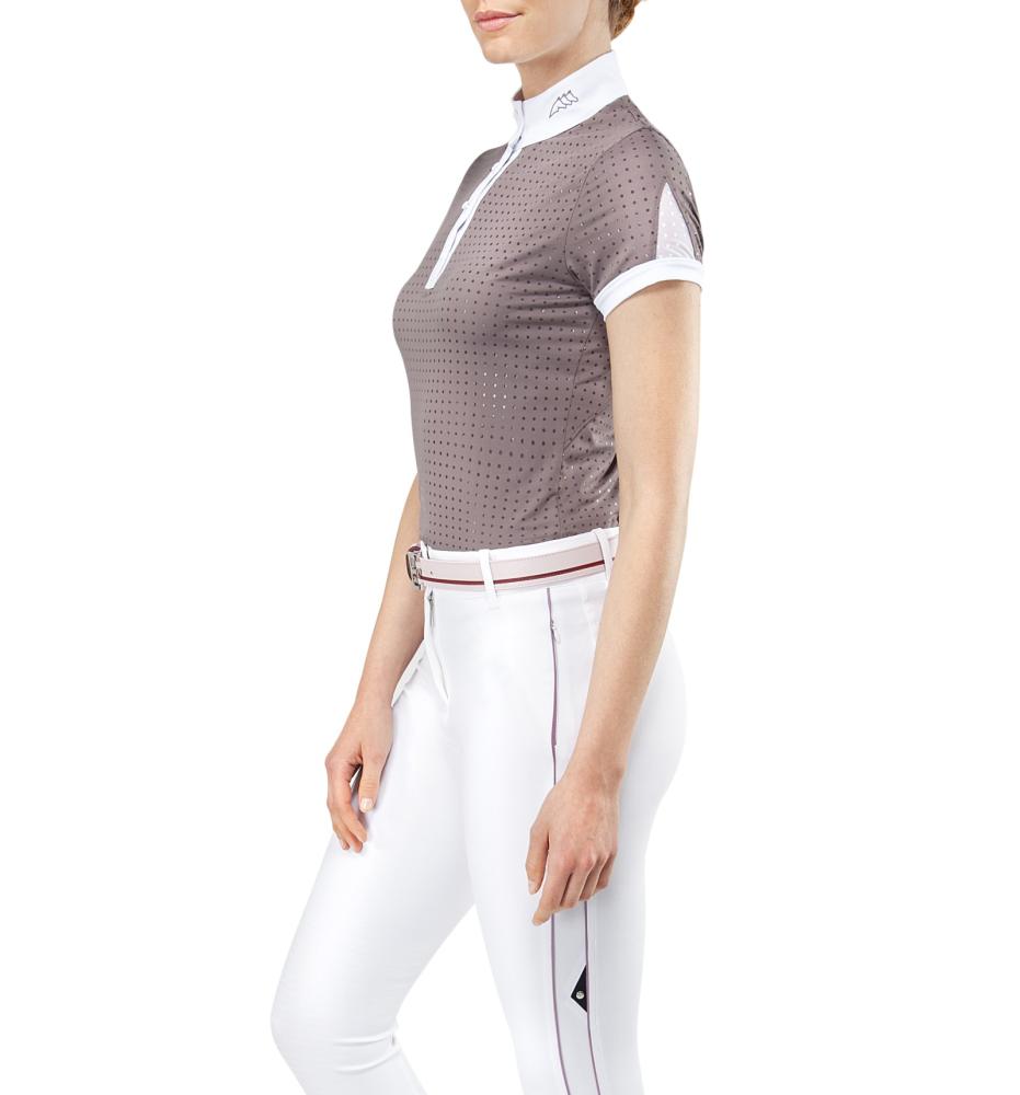 Preview: Equiline Damen Turnierbluse " E_EBONY " , Turniershirt, Show Shirt
