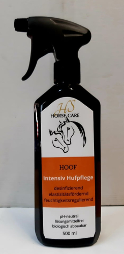 Huebeli " HOOF " , Huföl mit Sprayer, 500ml