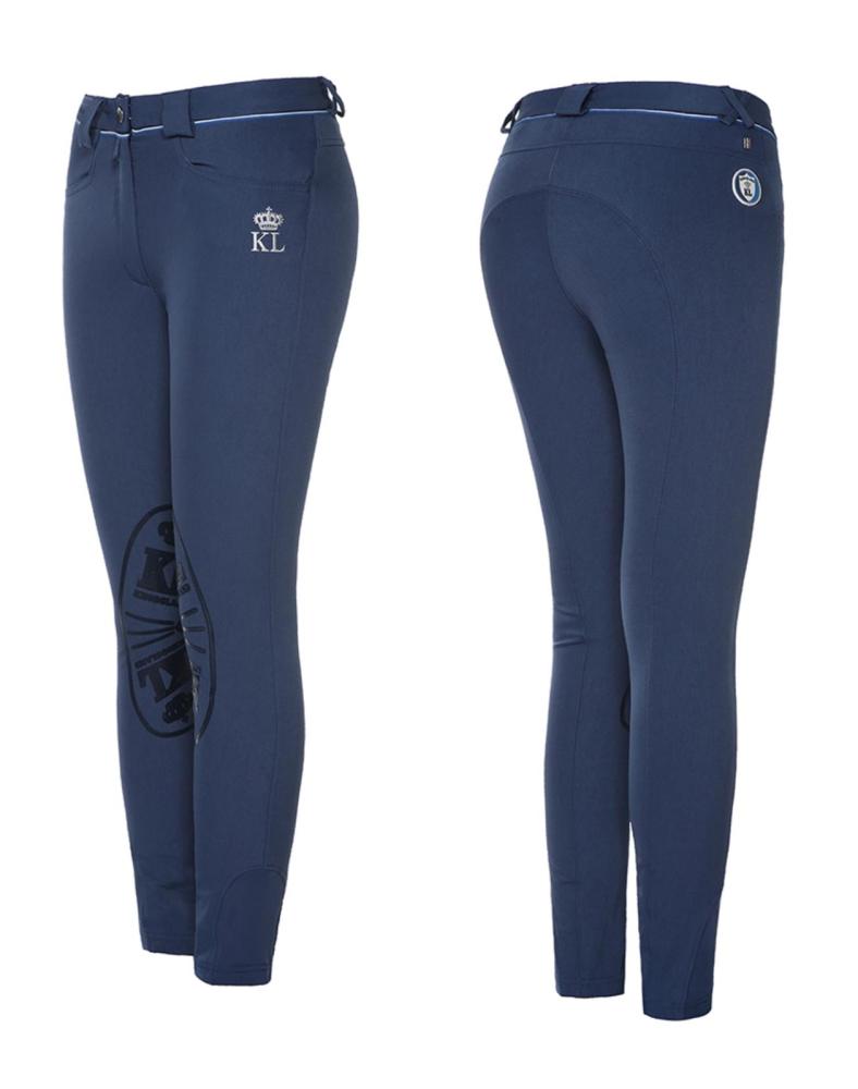 Kingsland Damenreithose " KL_KESSI " blue, Kniegrip, E-Tech