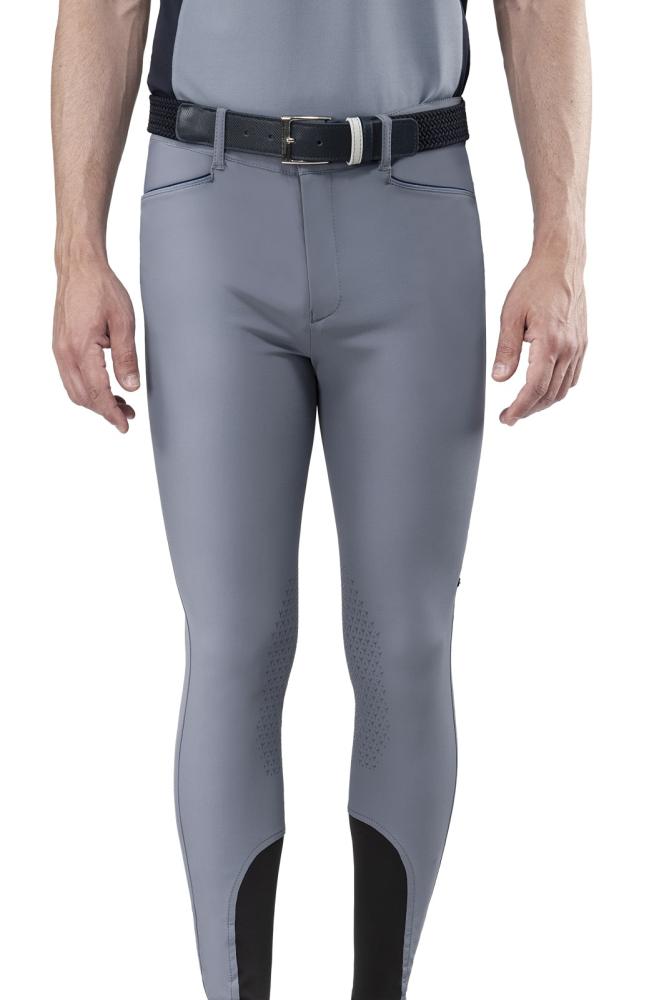 Equiline Men´s Breeches " E_ELIOT " Kneegrip, stone grey