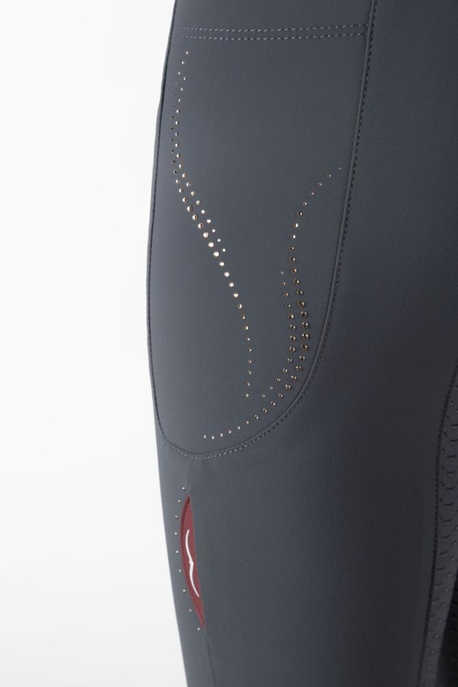 Preview: Animo Damenreithose, Reithose " AN_NARRISH  " mit Fullgrip und Crystal Applikation