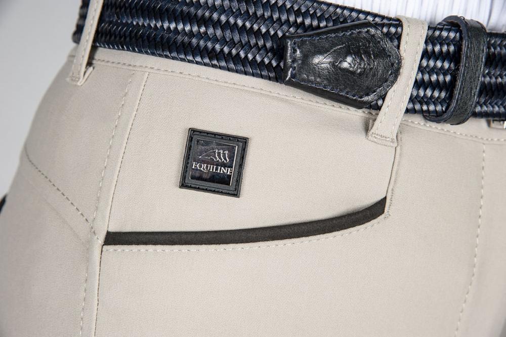 Preview: Equiline Damenreithose " PENELOPE ", Damen Reithose mit Ganzbesatz, blue