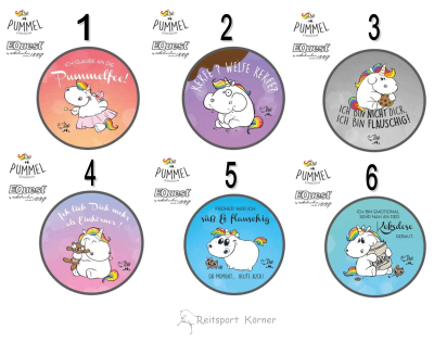 Pummeleinhorn Patches , Pummelpatches, 5cm