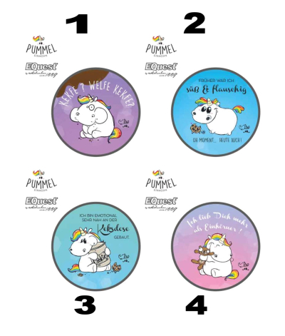 Equest Pummelpatches zum Sammeln, 10cm, 1 Patch