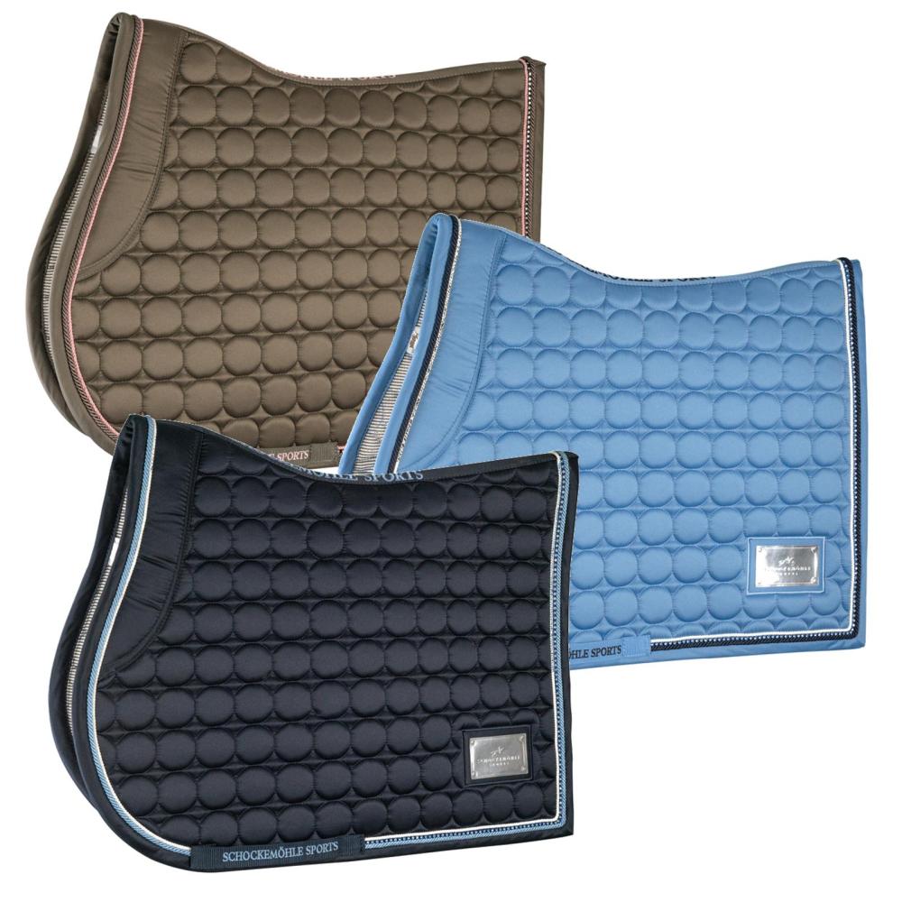 Schockemöhle SPORTS Schabracke " SCH_SANYA " Kordeln mit Strasskette und Logo