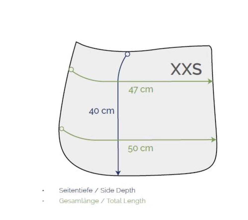 Eskadron Platinum Saddle Cloth " SATIN CLOUD ", SHETTY