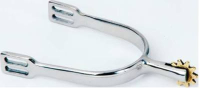 Busse Sporen Edelstahl mit Zackrad, Damen