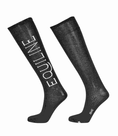 Equiline unisex Socks " EQ_GOVIAG " , Kniestrümpfe, Strümpfe mit Glitzergarn