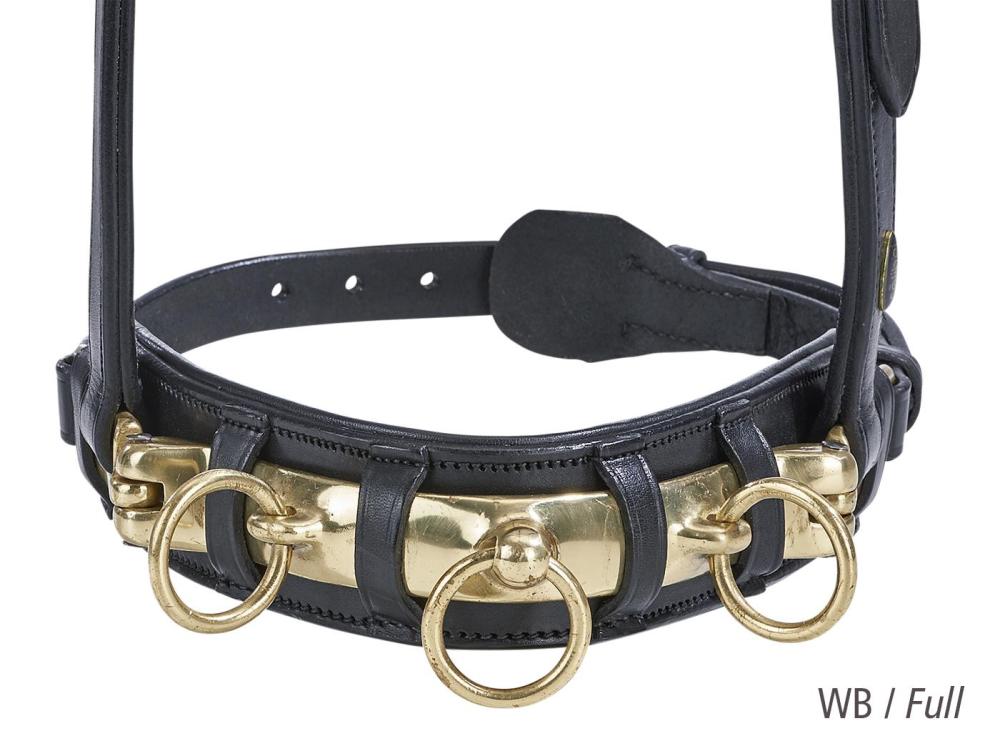 Preview: Busse Kappzaum PROFESSIONAL, Lederkappzaum, Spezialzaum