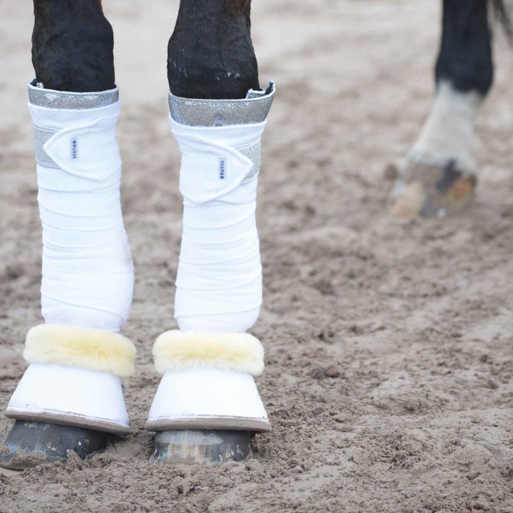 Preview: Busse Bandagen-Unterlagen Klett " GLITTER ", 1 Paar